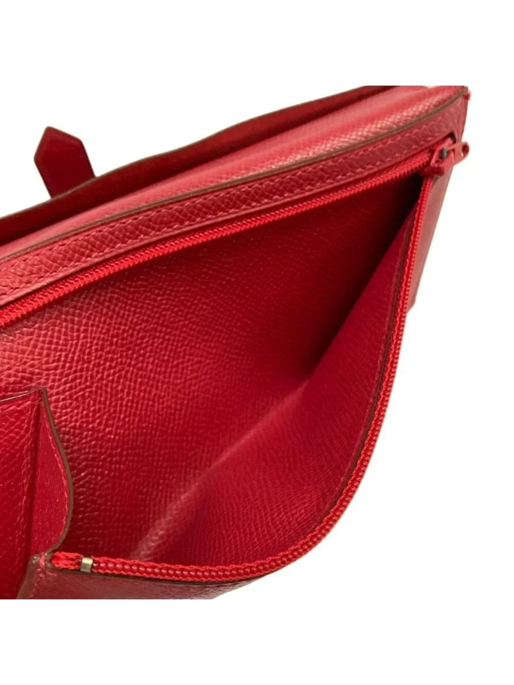 Hermes Wallet Bearn Ruby Previous Model Gold
